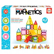 Juego Educativo de Construcción Magnético 42 Piezas