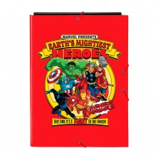 Carpeta Folio 3 Solapas Avengers