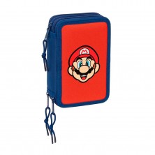 Estuche Triple Lleno Super Mario