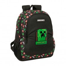 Mochila Grande Minecraft 32x16x44cm