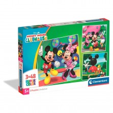 Puzle 3x48 Piezas Mickey