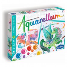 Aquarellum Gran Formato Unicornios