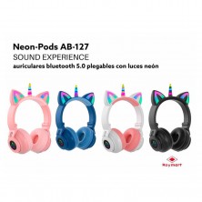 Auriculares Unicornio con Luces Neón Surtido