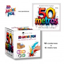 Recambio para Bolígrafo 3D 10 Colores