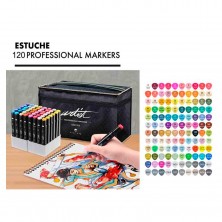Bolsa 120 Rotuladores Professional Markers