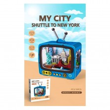 Puzle Madera New York TV