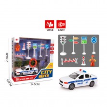 Coche Policía con Señales