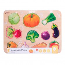 Puzle Madera Verduras