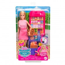 Muñeca Barbie en el Mercado