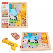 Puzle Silueta Animales Madera
