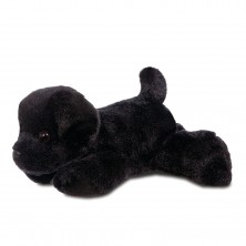 Peluche Perro Labrador Negro 21 cm