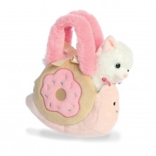 Bolsito con Peluche Gato Rosa