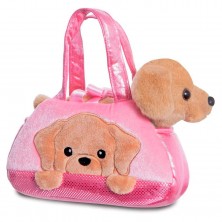 Bolsito con Peluche Perro Labrador