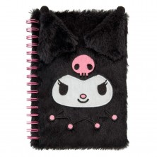 Libreta A5 Kuromi con Pelo