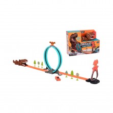 Pista Dinosaurio con Looping y Coche