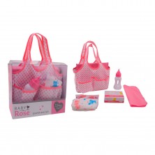 Bolso Cambiador para Muñeca con Accesorios