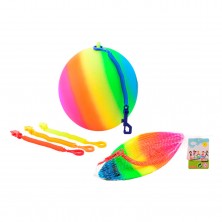 Pelota Arcoíris con Colgante