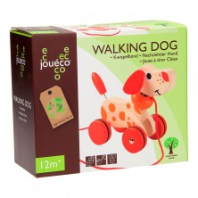 Perrito Arrastre Madera