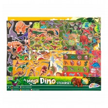 Mega Set Pegatinas Dinosaurios