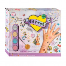 Set Tatuajes Purpurina