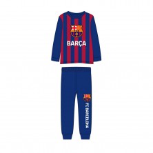 Pijama Largo Barça Tallas 4-14 Años