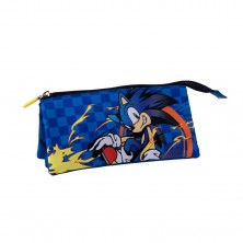 Estuche Triple Sonic 12x23cm