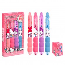 4 Bolígrafos Gel Colores Hello Kitty