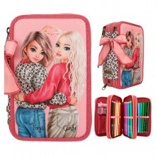 Top Model Estuche Triple Lleno Leoheart