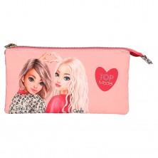 Top Model Estuche Triple Corazón
