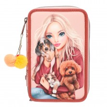 Top Model Estuche Triple Lleno Fur Ever Friends