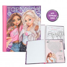 Top Model Libro Colorear con Luz y Sonido