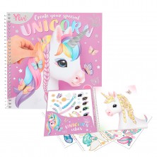 Top Model Crea tu Unicornio con Pegatinas