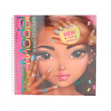 Top Model Cuaderno para Colorear Uñas