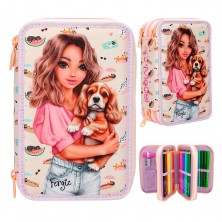 Top Model Estuche Triple Lleno Sunny Dog