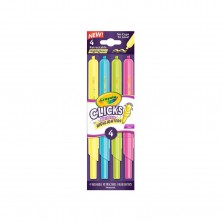 Set 4 Rotuladores Lavables Clicks