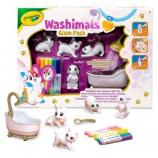 Set Bañera con 4 Mascotas para Pintar