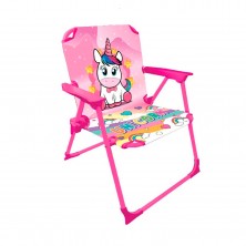 Silla Plegable Metálica Unicornio