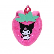 Mochila Fresa con Pelo Kuromi