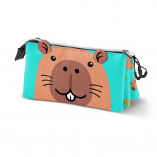 Estuche Triple Capybara