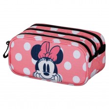 Estuche Triple Grande Minnie