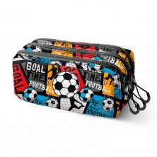 Estuche Triple Grande Fútbol