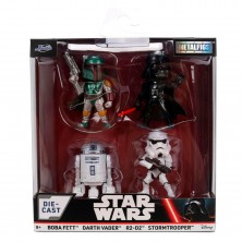 4 Figuras Metal Star Wars