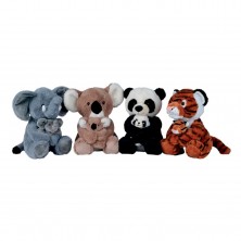 Peluche Animal con Bebé 28 cm Surtido