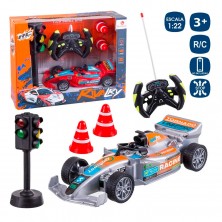 Coche F1 RC con Semáforo y Accesorios