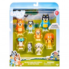 Pack 8 Figuras Bluey