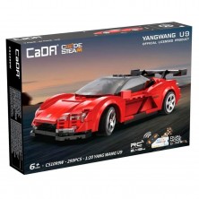 Construcción Coche Deportivo Rojo 299 Piezas