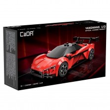 Construcción Coche Deportivo Rojo 291 Piezas