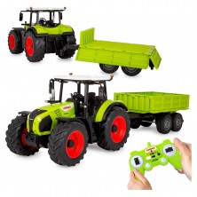 Tractor Claas Arion 660 RC con Remolque
