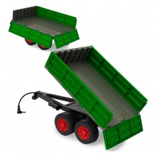 Remolque Verde Oscuro para Tractor RC 1:16