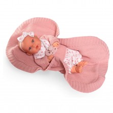 Muñeca Kika Lloro con Toquilla 27 cm